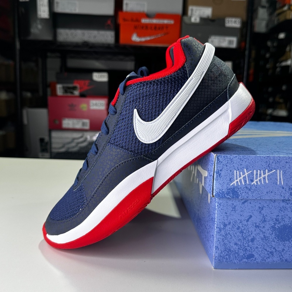 Nike Ja 1 USA Mens Size 8.5/Women's 10 Midnight Navy FQ4796 403 Basketball Shoes